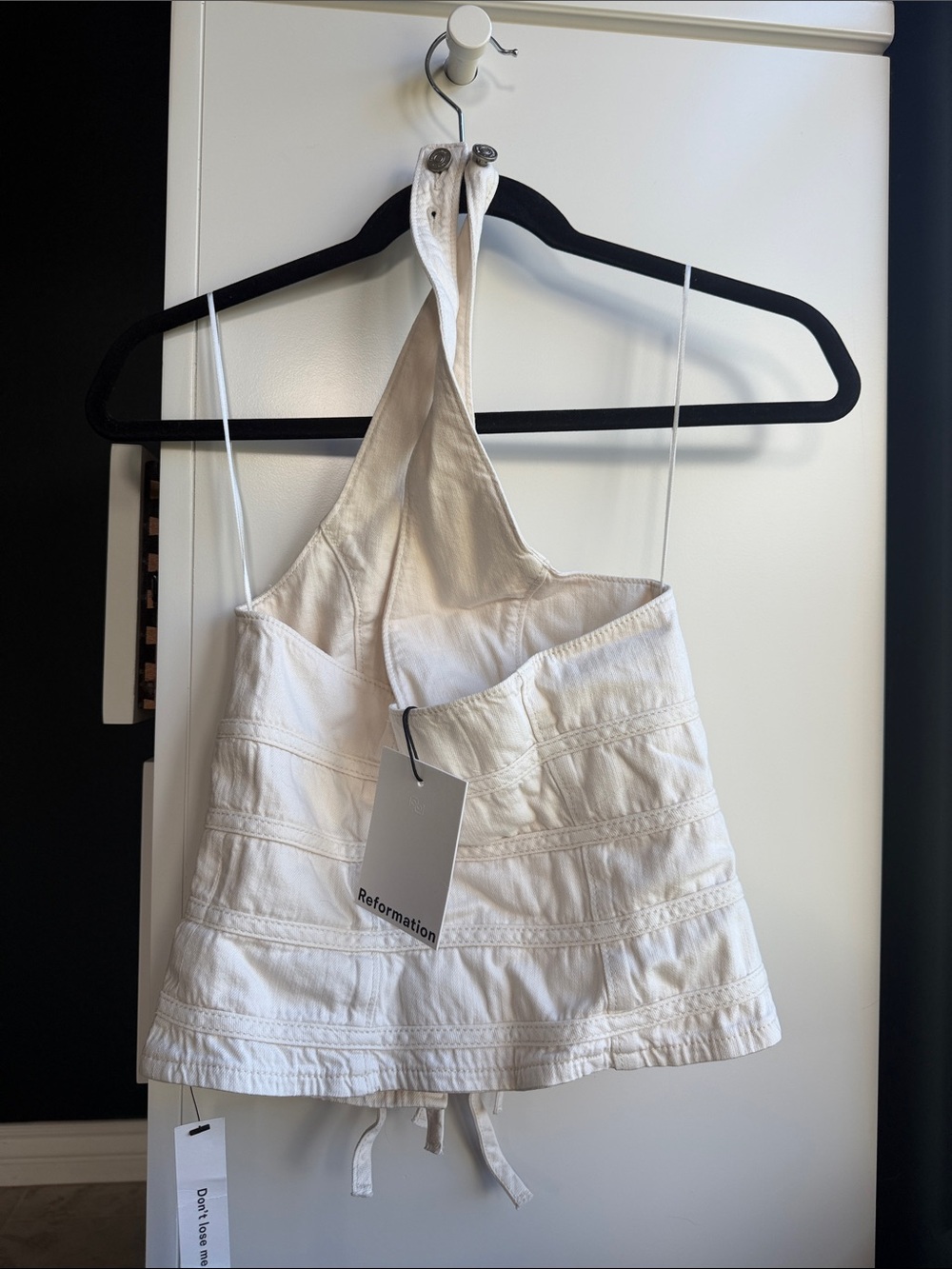Reformation Kyleigh denim halter - Picture 4 of 5
